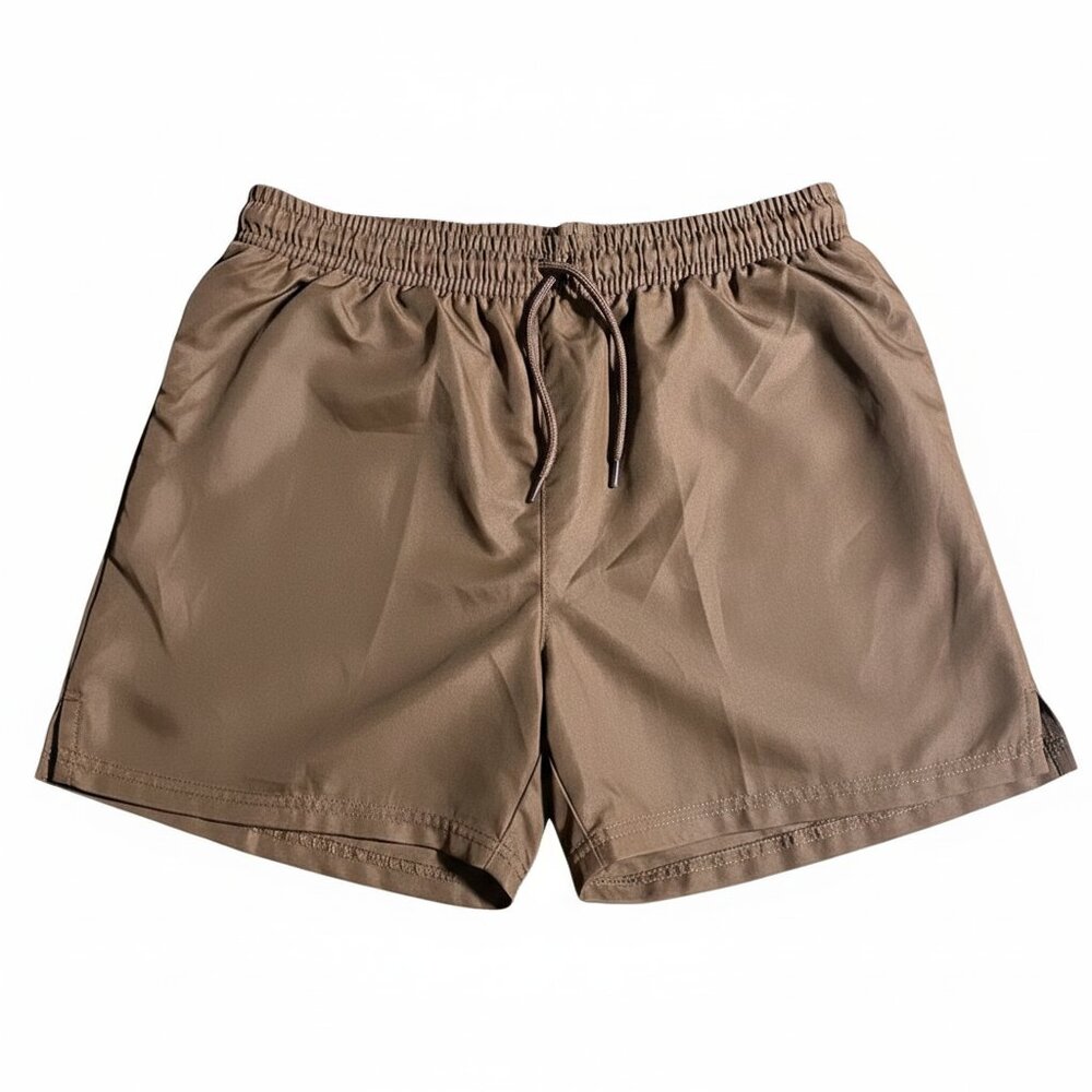 BCG Men’s Shorts Classic Fit Training Water Resistant 6" Brown Small NEW